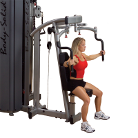 ОПЦИЯ к DGYM Двухпозиционный тренажер для грудных и дельтовидных мышц с весовым стеком 95 кг